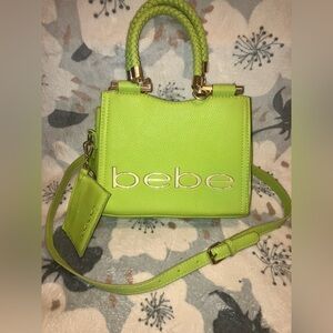 bebe Crossbody Bag w/ detachable strap + bonus card holder